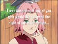 Naruto Chat 12- Dedicated to Meg- Slumber Party Naruto Chat 12- Dedicated to Meg- Slumber Party