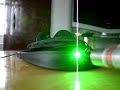 Laserpointer 200mW Gr�n Streichh�lzer entz�nden
