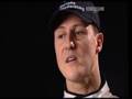 Murray Walker talks to Michael Schumacher