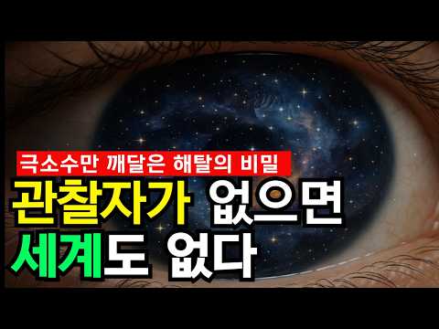 ‘있는 그대로의 마음’이 우주 전체의 본질, 관찰자의 경험이 곧 세계의 실재다 | 해탈의 가르침과 양자역학 관점 관찰자 효과 | 한 마음의 비밀