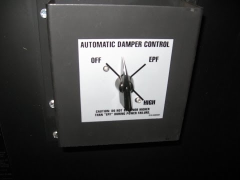 how to adjust furnace dampers
