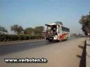 Slightly Damaged Bus