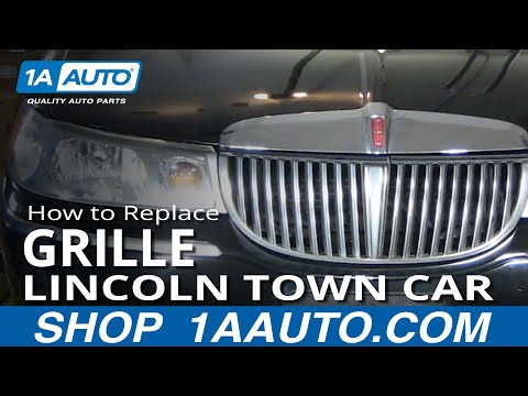 How To Install Repair Replace Broken Grille Lincoln Town Car 98-02 1AAuto.com