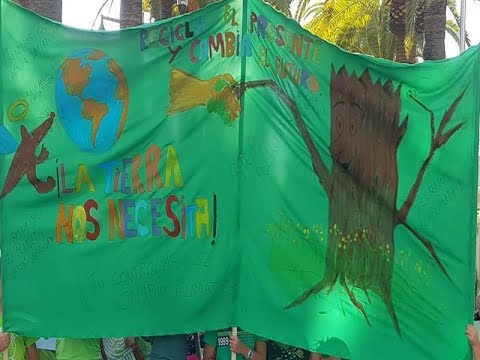 Manifestación Escolar contra el Cambio Climático (Isla Cristina).