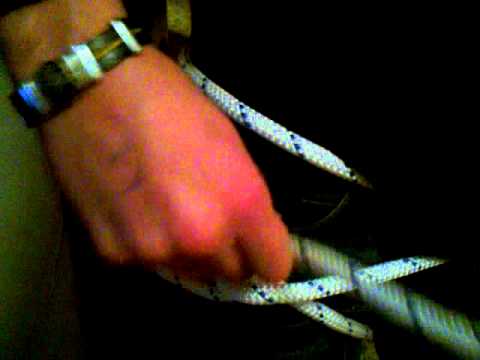 Montaje de arnés con cuerda