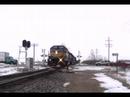 IC&E 6212 west meets IC&E 6407 east at Genoa, IL. IC&E 6212 west meets IC&E 6407 east at Genoa, IL.