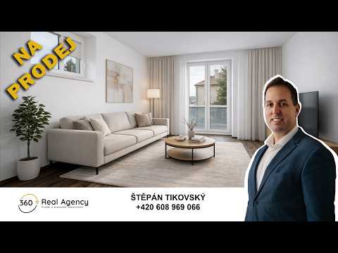 Video 2+1 s balkonem, Mníšek pod Brdy | skvělá dostupnost do Prahy, dispozice vhodná i k pronájmu