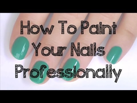 how to paint a heart on your nails