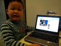 chinese boy sing indian song