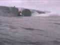 Big shore break bodyboarding