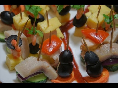 Канапе рецепты с фото дома