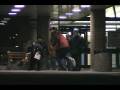 Push down man with crutches