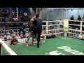 Derek Formoso (Tiger Muay Thai) stops Pechsana with a body kick at Bangla Thai Boxing Stadium