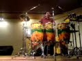 Richie Gajate técnica de manos en congas Tegucigalpa