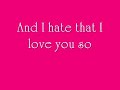Rihanna Ft Ne-Yo-I Hate That I Love You