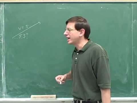 how to break vectors into components