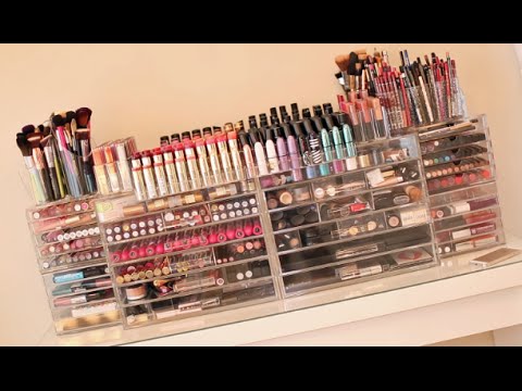 collection - For ALL links to EVERYTHING seen and used to organize in this video -check out my blog :D http://www.thebeautybybel.com/2014/08/my-makeup-collection-new-bea...