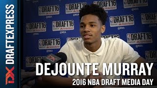 Dejounte Murray NBA Draft Media Day Interview