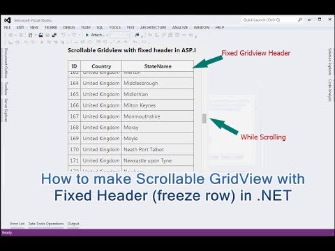 how to provide scrollbar to gridview