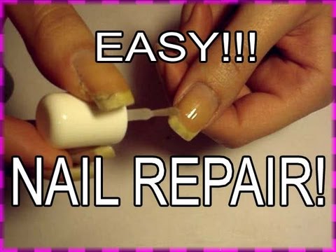 how to cure split nails