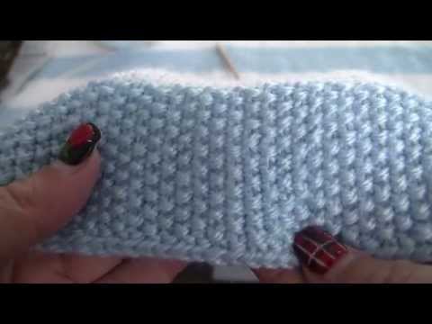 how to knit easy baby blanket