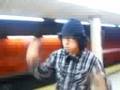 me and x at bowling green train station in nyc