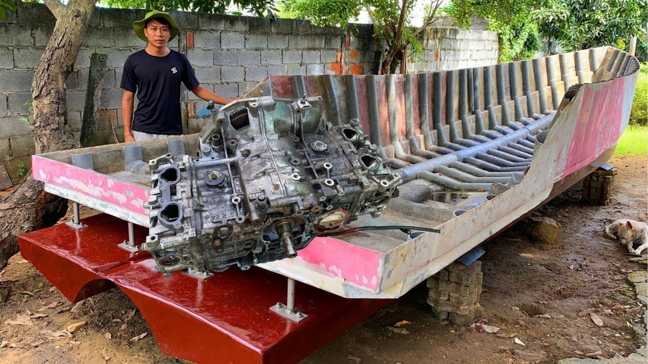 Man Finds Abandoned Boat and Renovates it Back to New | Start to Finish by ‪@Nasatchannel