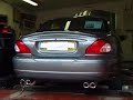 Jaguar X Type 3.0 ltr with Quad exhaust Dyno Run Jaguar X Type 3.0 ltr with Quad exhaust Dyno Run