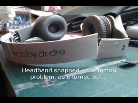 how to repair beats mixr headband