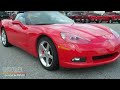 We areproud to present this 2005 Chevrolet Corvette. Please visit our website at and if you have any questions you can always call us at . We've been honored to serve the Gainesville GA area, we promise that your experience at our dealership will exceed your expectations! Year 2005 Make: Chevrolet Model: Corvette Engine: Gas V8 6.0L/364 Trans.: Automatic Exterior: RED Miles: 51281 Interior: BLACK HARDY CHEVROLET INC 2115 Browns Bridge Road Gainesville, GA 30501 Preowned 2005 Chevrolet Corvette Gainesville GA