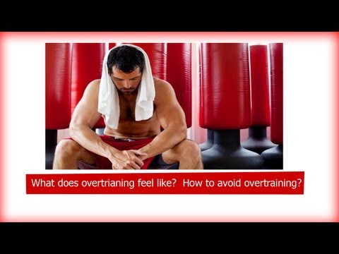 how to avoid overtraining