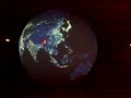 NOAA Earth on a Sphere - World at night - city lights NOAA Earth on a Sphere - World at night - city lights