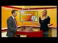 Hombre se desmaya en plena entrevista en televisión
