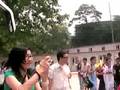 Visiting the students' school