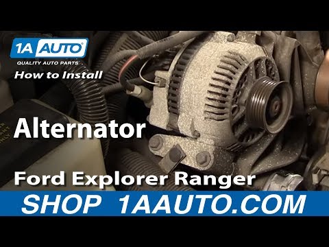 how to change an alternator on a 2004 ford explorer