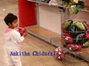 Ankitha Chidurala - playing with balls in a store Ankitha Chidurala - playing with balls in a store