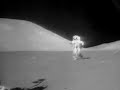 Astraonaut acting retarded on the moon Astraonaut acting retarded on the moon