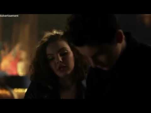 Gotham 4x19 ending scene ra’s al ghul talks to Bruce Wayne and Selina Kyle and sees a fire