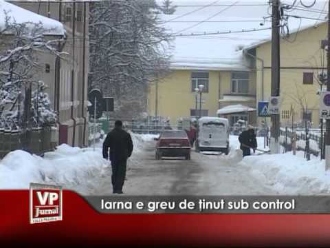 Iarna e greu de ținut sub control