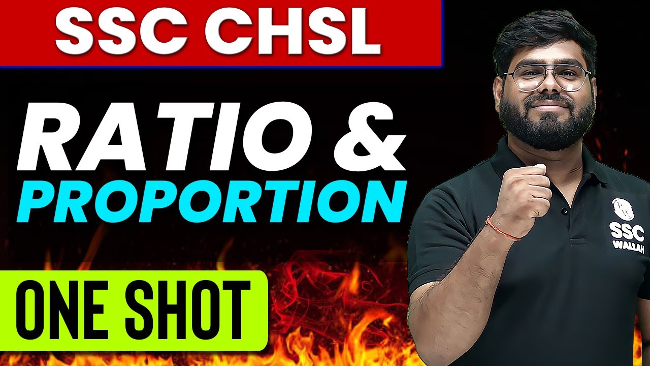 Ratio & Proportion in One Shot | Complete Revision | Zero To Hero | For SSC CHSL