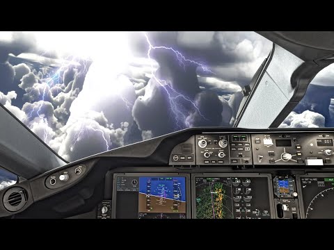 Flight Simulator 2021 ► 4K ULTRA GRAPHICS Dubai departure – Scary Thunderstorm