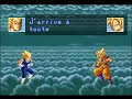 the third outing for the snes. it features refined gameplay, more detailed and colorful graphics, but lost the very interesting story mode from butouden 2, leaving the game with only championships and versus bouts. enjoy vegeta vs goku!