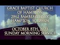 October 8Th, 2023 Sunday Morning Service 1