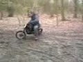 Wet day on the pit bike Wet day on the pit bike