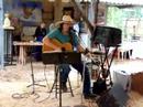 Gary Reynolds performs at the Tijeras Arts Market