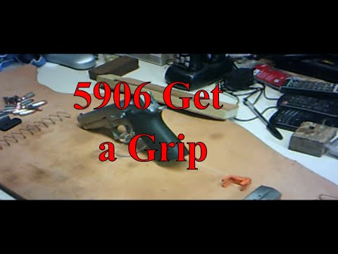 how to remove grips from s&w 5906