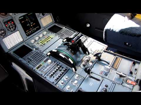 Tame Linea Aerea del Ecuador New Airbus A319 HC-CMO cockpit review (HD)