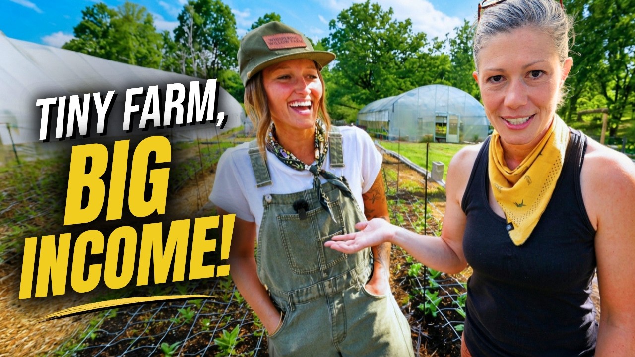 They Grow 80% of Their Food AND Earn $100K From a 1 Acre Backyard!