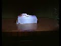 La terza performance che Ben Patterson, artista Fluxus, ha eseguito al teatro Eleonora Duse di Asolo (TV) durante la XXVI edizione dell'AsoloInternationalArtFilmFestival