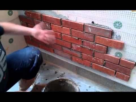 how to fit brick slips